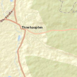 Thierhaupten Street Map