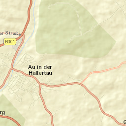 Au in der Hallertau Street Map