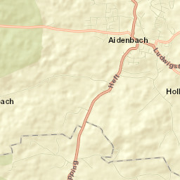 Aidenbach Street Map