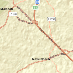 Maissau Street Map