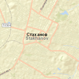 Kadiyivka Street Map