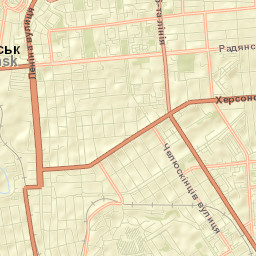 Luhansk Street Map