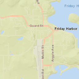 Friday Harbor Street Map