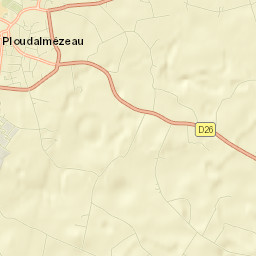 Ploudalmézeau Street Map
