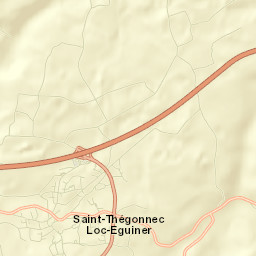 Saint-Thégonnec Street Map