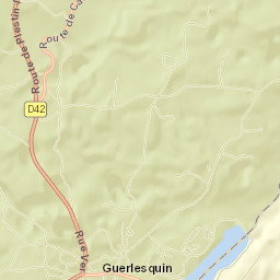 Guerlesquin Street Map