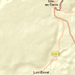 Belle-Isle-en-Terre Street Map