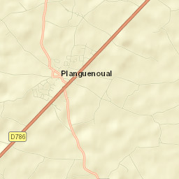 Planguenoual Street Map
