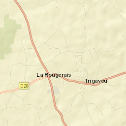 Pleslin-Trigavou Street Map