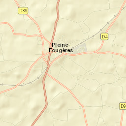 Pleine-Fougères Street Map
