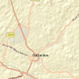 Gallardon Street Map