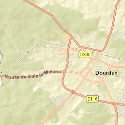Dourdan Street Map
