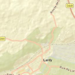 Lardy Street Map