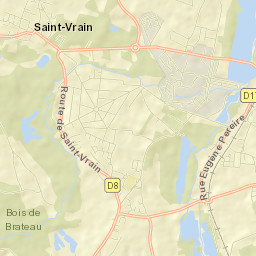 Saint-Vrain Street Map
