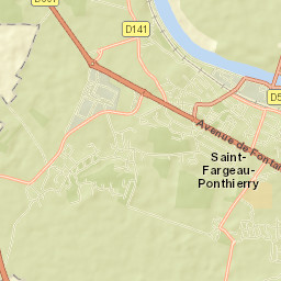 Ponthierry Street Map