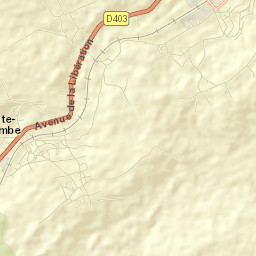Sainte-Colombe Street Map