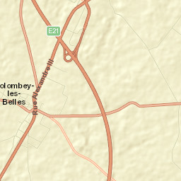 Colombey-les-Belles Street Map