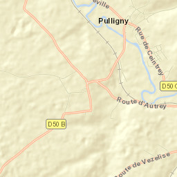 Pulligny Street Map
