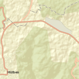 Hülben Street Map