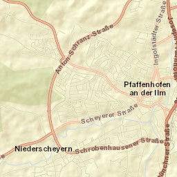 Pfaffenhofen an der Ilm Street Map