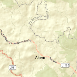 Ahorn Street Map