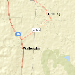 Drösing Street Map