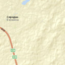 Serednye Street Map