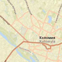 Kolomyia Street Map