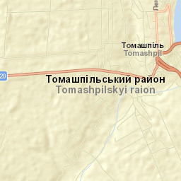 Tomashpil’ Street Map
