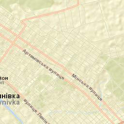Kostyantynivka Street Map