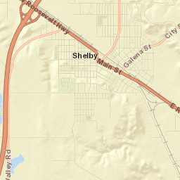 Shelby Street Map