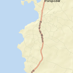 Porspoder Street Map