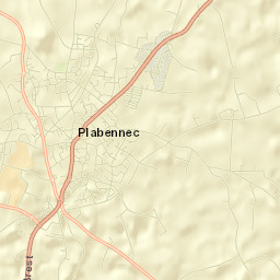 Plabennec Street Map