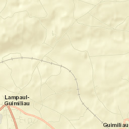 Lampaul-Guimiliau Street Map