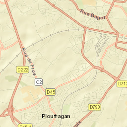 Ploufragan Street Map