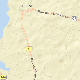 Hillion Street Map
