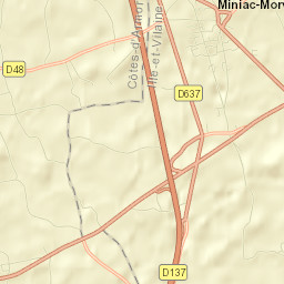 Miniac-Morvan Street Map