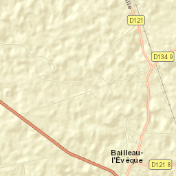 Bailleau-l’Évêque Street Map