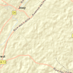 Jouy Street Map