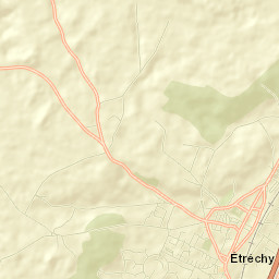 Étréchy Street Map