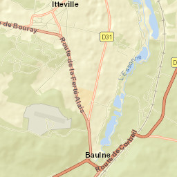 Itteville Street Map