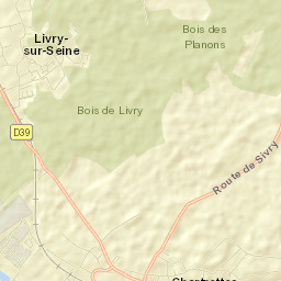 Chartrettes Street Map