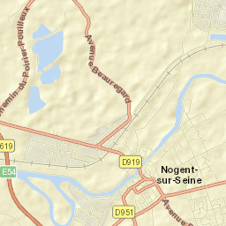 Nogent-sur-Seine Street Map