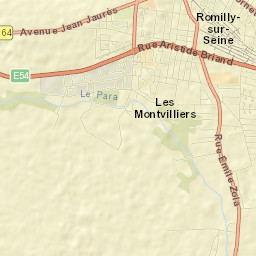 Romilly-sur-Seine Street Map