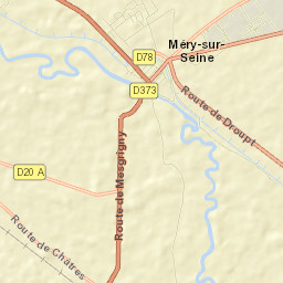Méry-sur-Seine Street Map