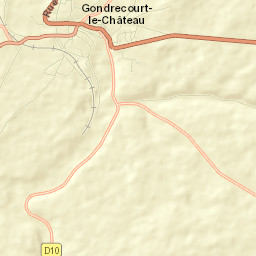 Gondrecourt-le-Château Street Map