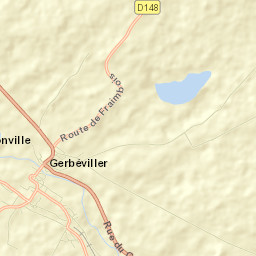 Gerbéviller Street Map