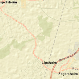 Geispolsheim Street Map