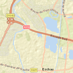 Eschau Street Map