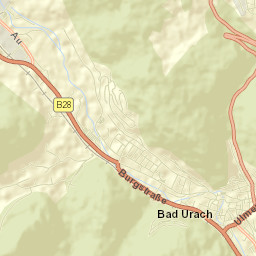 Bad Urach Street Map